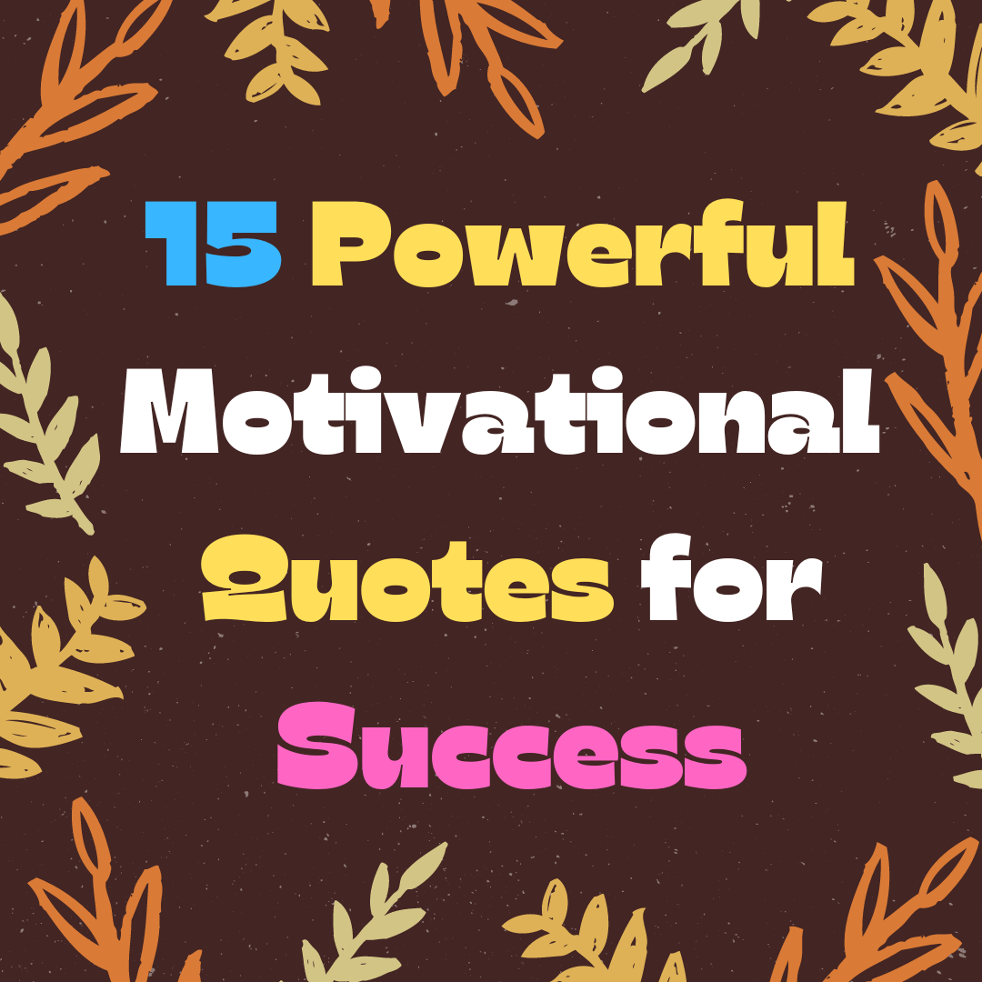 motivational quotes for success